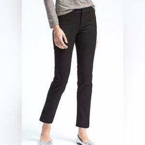 Banana Republic Skinny Sloan Pant Black 10 P Petite